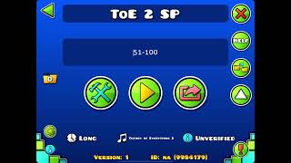 ToE 2 51-100 aiming for 35-100