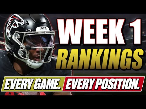 Video: Week 1 Rankings | All Positions & All Games! | 2026 Fantasy Football Advice