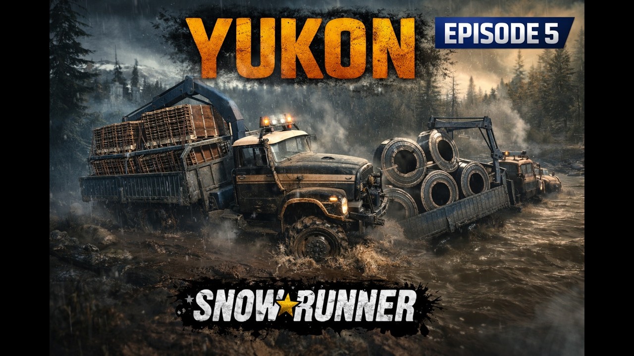 SnowRunner Yukon EP5 🚚❄️ Conveyor Belt Section 3 | Heavy Haul Bricks & Metal Rolls