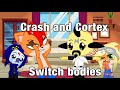 Crash and Cortex Switch Bodies || Gacha Club || (Kinda Lazy)