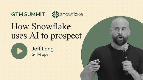 How does Snowflake use AI to prospect? [Breakdown]