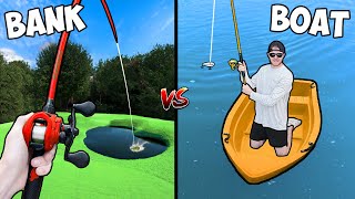 Bank Fishing vs Boat Fishing