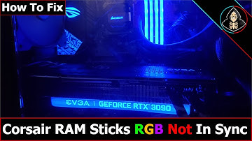 How to Fix Corsair RAM RGB Lighting not in Sync