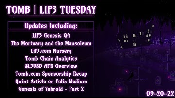 TOMB Tuesday Announcement - 09-20-22