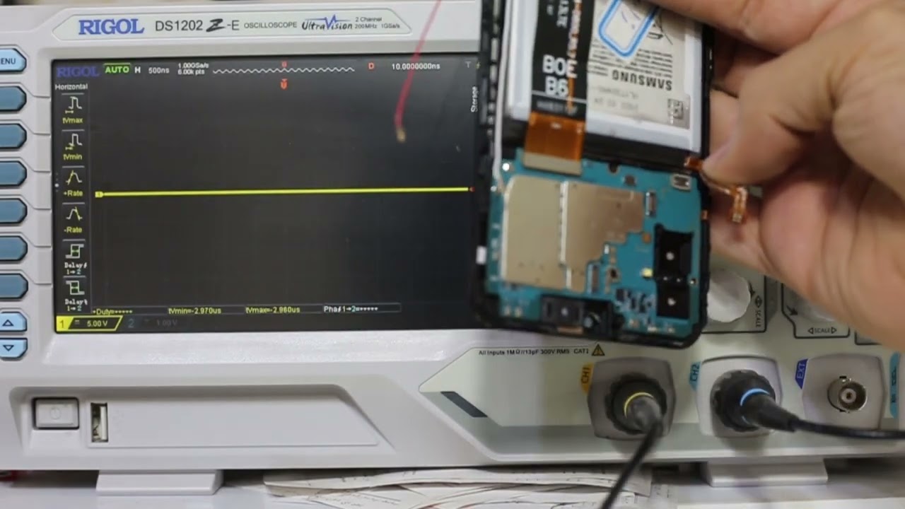 how to fix problem charge M135 . یک چشمه از عیب یابی مدار شارژ با اسیلوسکوپ