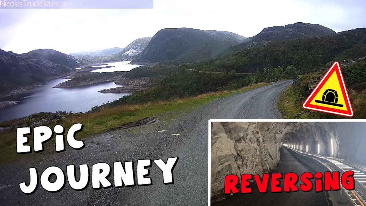 Driving over Mountains and Reversing into a Service-Tunnel for Hydro Plant Delivery!