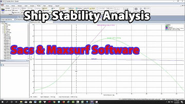 How to RUN STABILITY ANALYSIS  in SACS - Maxsurf Stability - Software Training