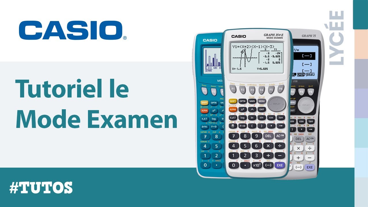 Mode Examen CASIO Graph 35+E II et Graph 90+E 
