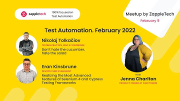 Test Automation Meetup - February 2022 (Eran Kinsbruner, Nikolaj Tolkačiov)