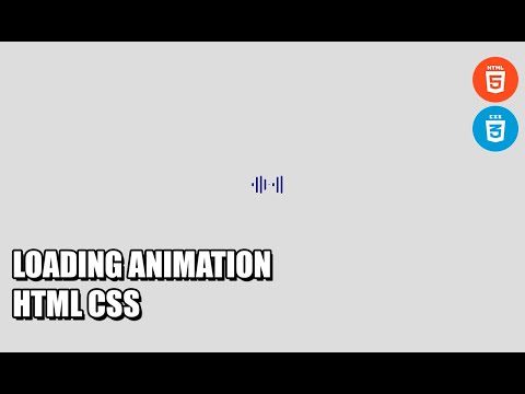 Loading Animation CSS Tutorial | How to make Preloader CSS?