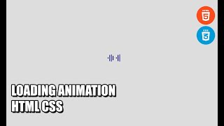 Loading Animation CSS Tutorial | How to make Preloader CSS?