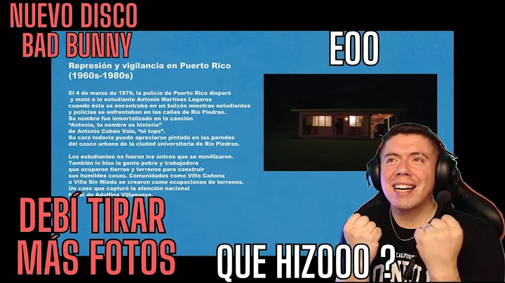 (REACCION) BAD BUNNY - EoO (Visualizer) | DeBÍ TiRAR MáS FOToS