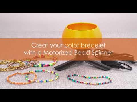 MAKE A WAIST BEAD W/ ME USING OPOUNT ELECTRIC BEAD SPINNER, DIY HOW TO  MAKE A WAIST BEAD