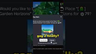 Garden Horizons is not out yet #roblox #growagarden #gardenhorizons