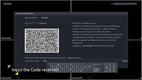 Dahua Password Reset via GDMSS/Email