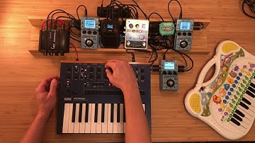 #Jamuary2020 01, Korg Monologue, Zoom MS-70CDR