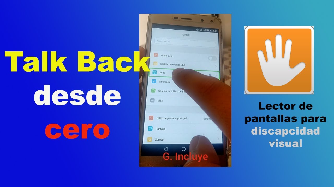 01 Talk Back desde cero, lector de pantallas para discapacidad visual