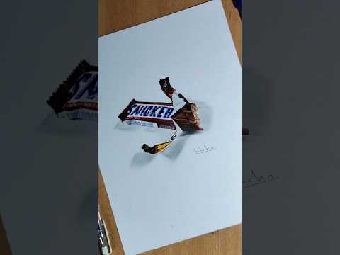 Hyper realistic Snickers