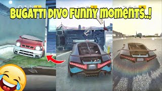 Bugatti divo funny moments😂🤣||Extreme car driving simulator🔥|| screenshot 4