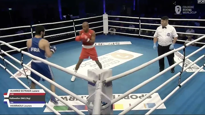 Lazaro lvarez (CUB) vs. Lounes Hamraoui (FRA) Colo...