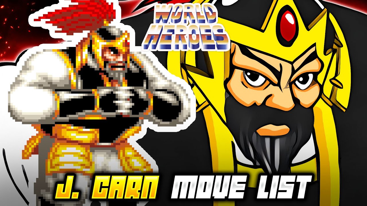 J. CARN MOVE LIST - World Heroes 1 (WH1)