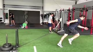 Shoulder Harness Resisted Sled Marches
