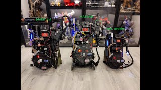 Spirit Halloween 1:1 Proton Pack Unboxing, Review and Comparing to Haslab and 80% Spirit Packs!