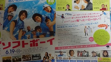 ソフトボーイ (A 佐賀県) (2010) 映画チラシ 永山絢斗 賀来賢人 波瑠