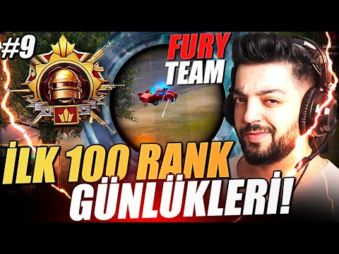 FATİH LİGİNDE KÖPRÜ PUSUSU İLK 100 RANK GÜNLÜKLERİ #9 !! PUBG Mobile