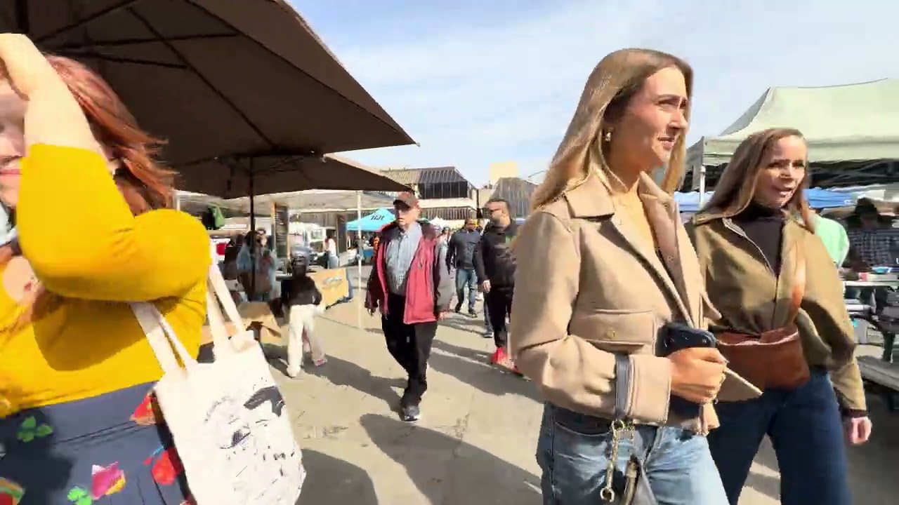Sunday Farmers Market Walk | San Francisco POV 🇺🇸