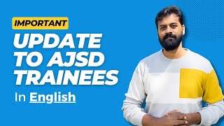 Update for AJSD Trainees - English