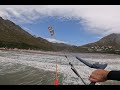 We found a hidden lagoon in cape town for some big air kitesurfing