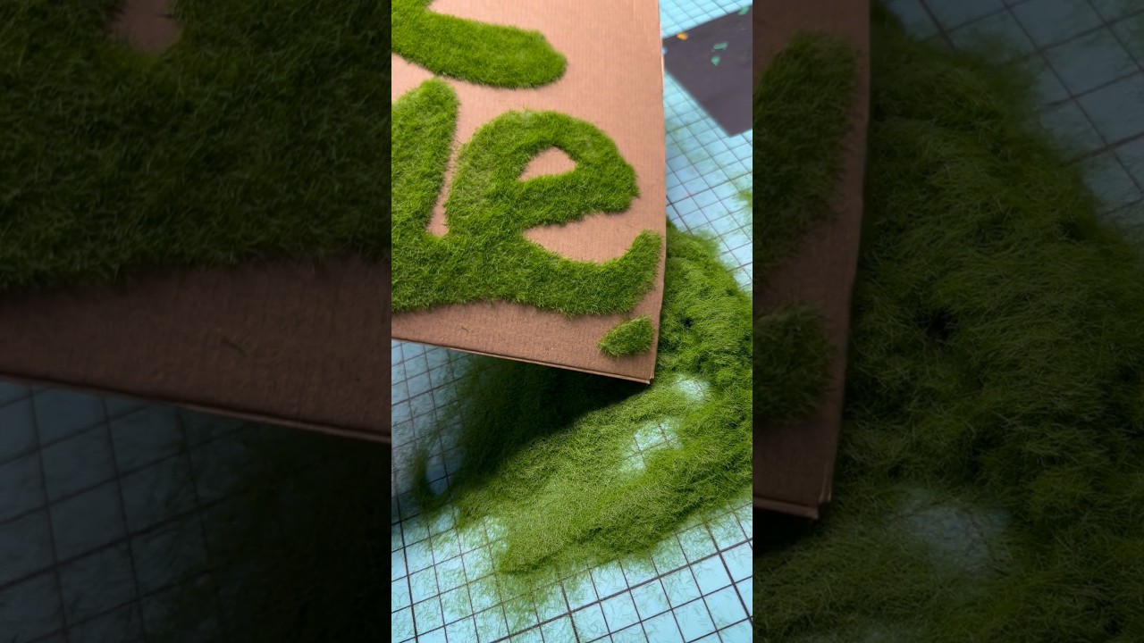 ECO GRAFFITI🌳 - Como tener letras de hierba infinita