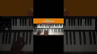 “Yote kwa Yesu 🎹 | Piano Tutorial ya Haraka (Shorts)”