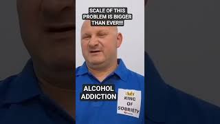 The scale of this problem is bigger than ever. Alcohol addiction. Sober life. @Kingofsobriety