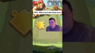 When I am in the Union store #xclashgame#slgaming #funny #memes #mellstroymemes
