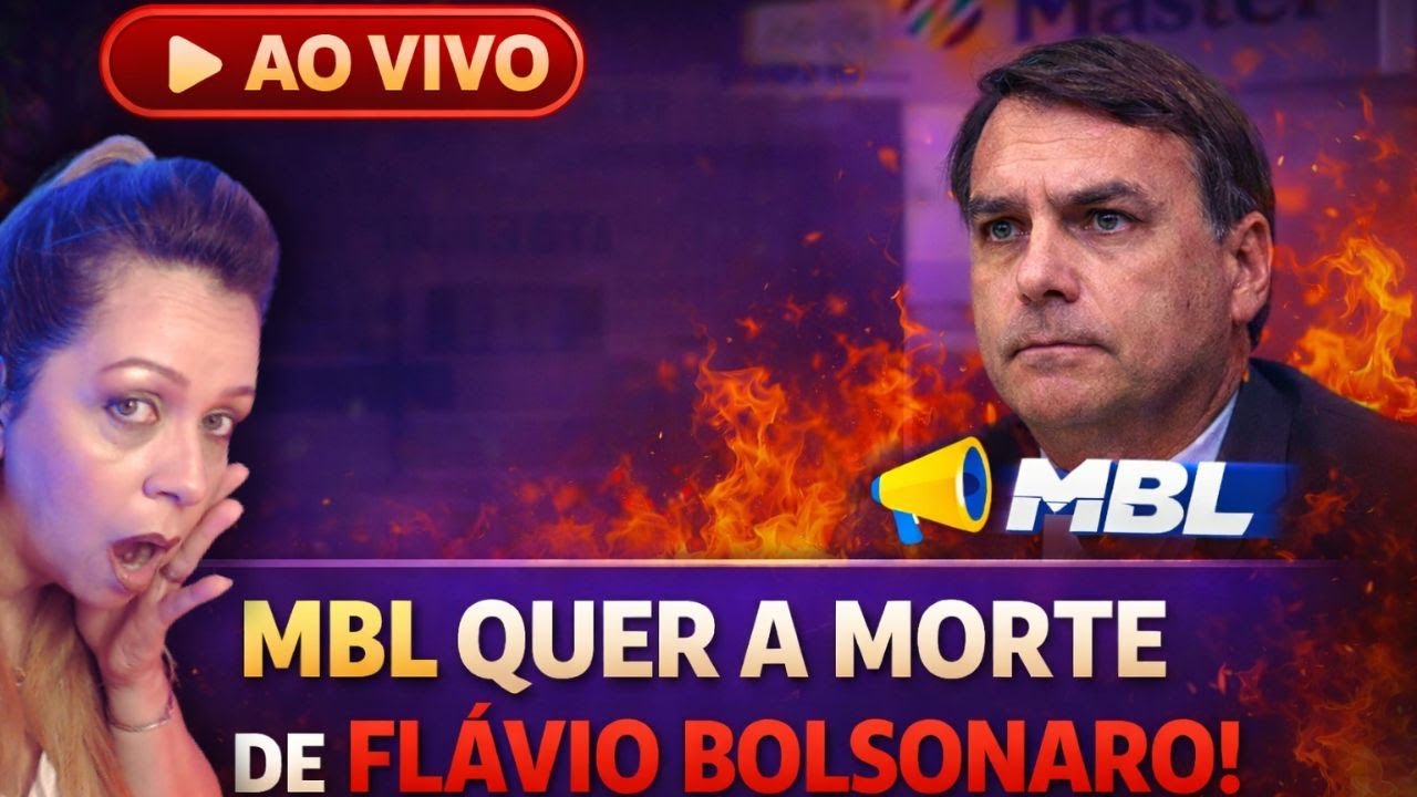 RENAN SANTOS (MBL) DEFENDE MORTE DE FLÁVIO BOLSONARO? | AO VIVO