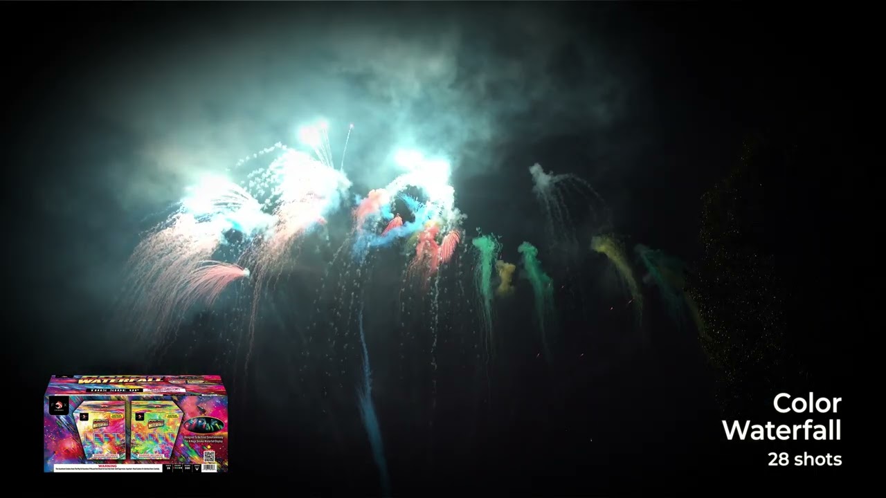 Color Waterfall by Fox Fireworks 1/2 MEF6103