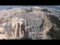 Acropolis, Athens Greece, Aerial Tour