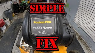 Lawn Mower That Kicks Back? Pulls The String Out Of Your Hand? Fix Fast W/ This Easy DIY Tutorial!