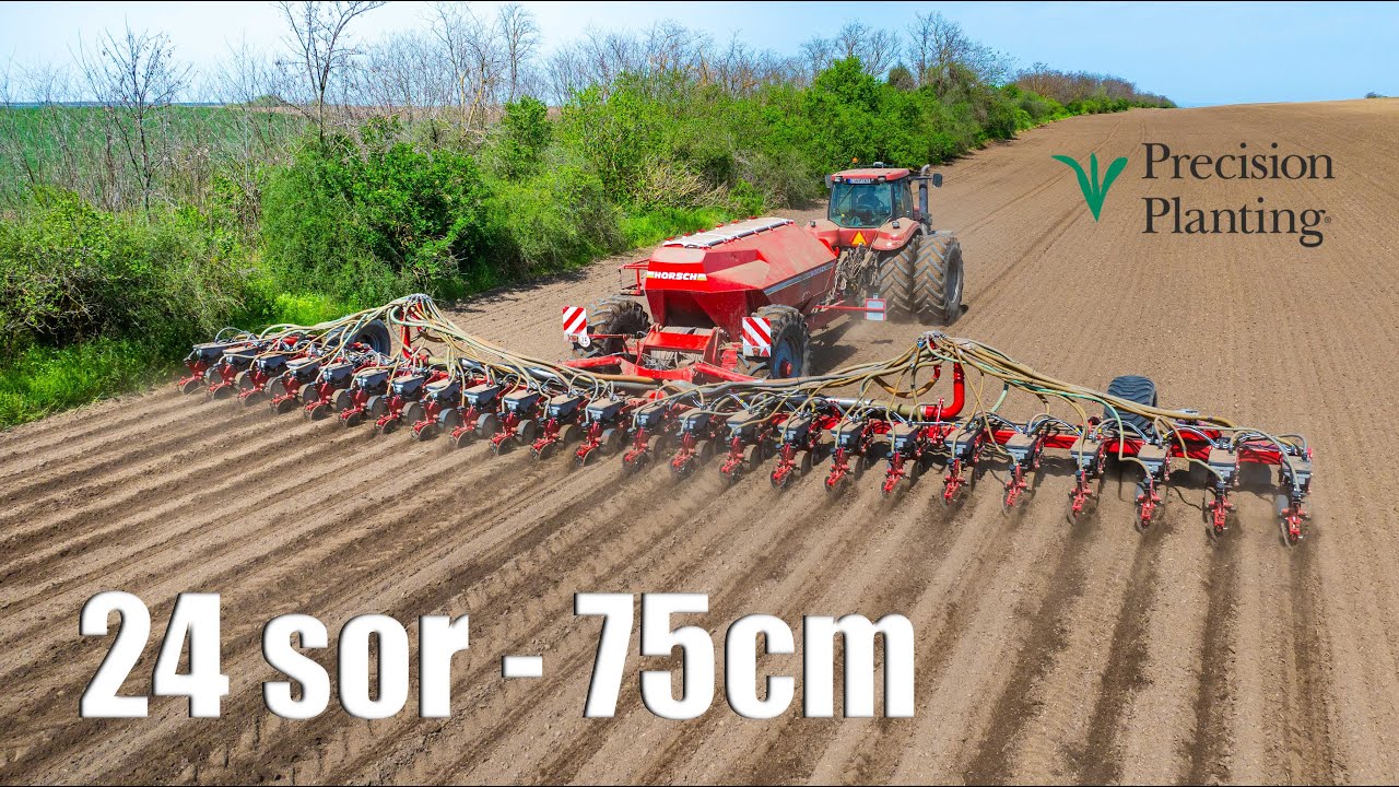 Napraforgó vetés🌻| Precision Planting vetéstechnika egy Horsch vetőgépen az Agrár Kreatív Kft.-től!