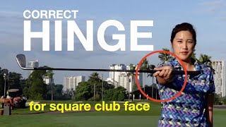 How to hinge correctly  Golf with Michele Low