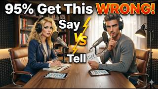 Say vs Tell Explained: Why 95% of Learners Get It Wrong— Real English Explained