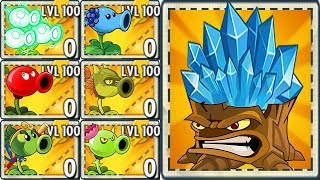 Plants vs Zombies 2 All Pea & Torchwood vs All Zomboss Battles (PvZ 2 Final Boss)