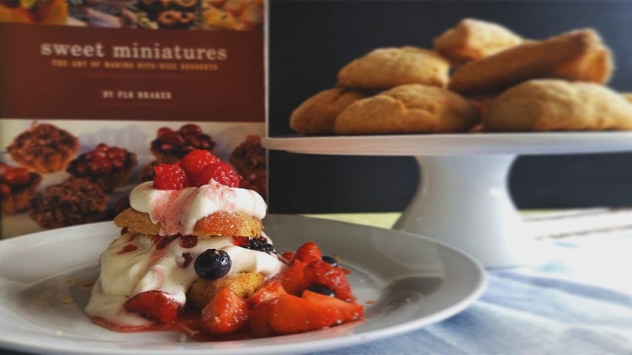 How to make cream filled berry shortcake with basic... - youtube