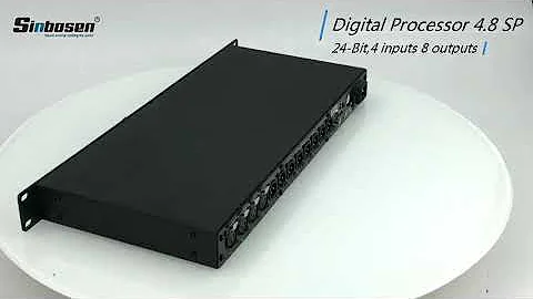 Sinbosen 4 input 8 output dsp audio processor protea 4.8 sp