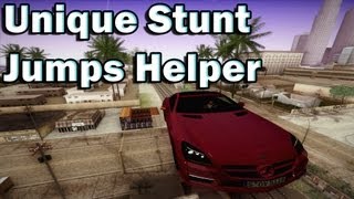 GTA San Andreas Mods - Unique Stunt Jumps Helper [CLEO]