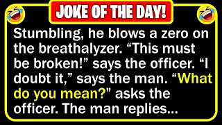 🤣 BEST JOKE OF THE DAY! - A police officer waits outside a popular bar anticipating... | Funny Jokes