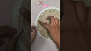 diy lippan art recreating from Pinterest without mdf board how to make lippan art easy #diy #shorts