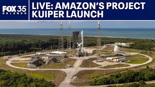 LIVE: Amazon’s Project Kuiper set for first full satellite launch from Florida